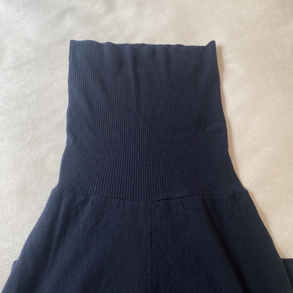 United Colors of Benetton, unique knit wool crop pants, black, 3/4 Vintage 90‘s - Picture 8 of 12